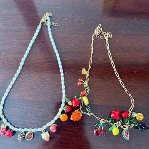 Fruit Necklaces